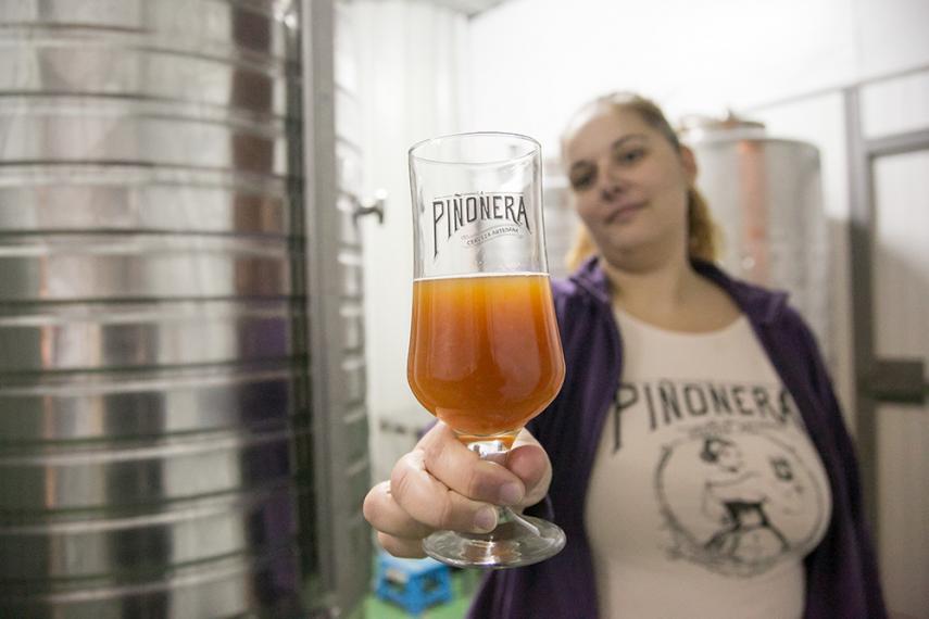 ‘Piñones’ que saben a cerveza belga