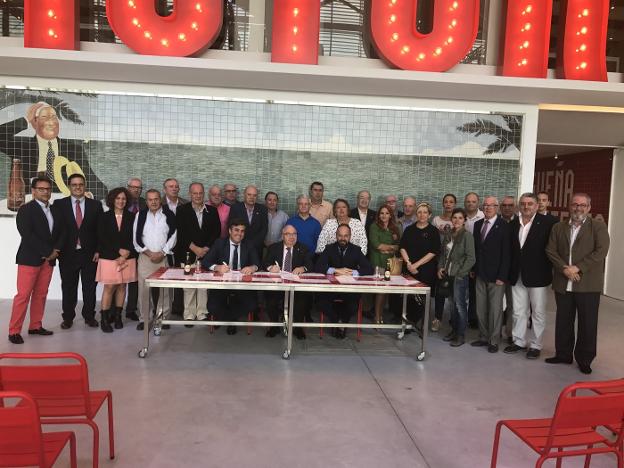 CONVENIO ENTRE LAS PEÑAS Y VICTORIA