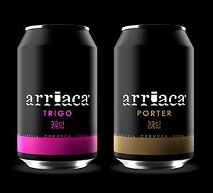 Arriaca lanza en formato lata sus cervezas Trigo y Porter