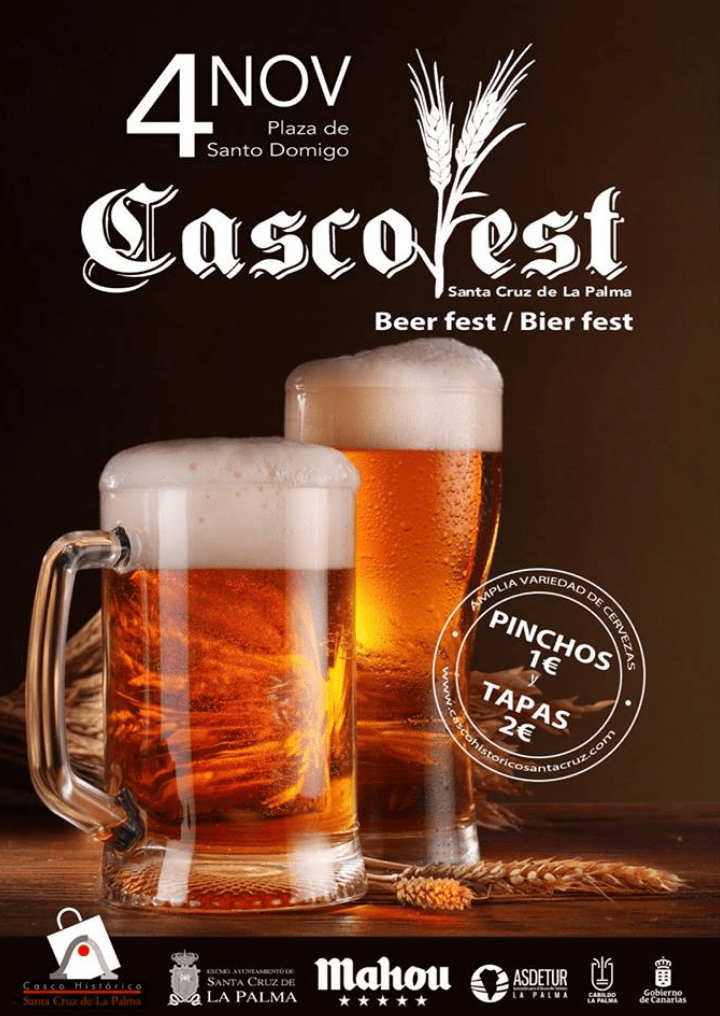 Cascofest: Festival de la cerveza en Santa Cruz de La Palma