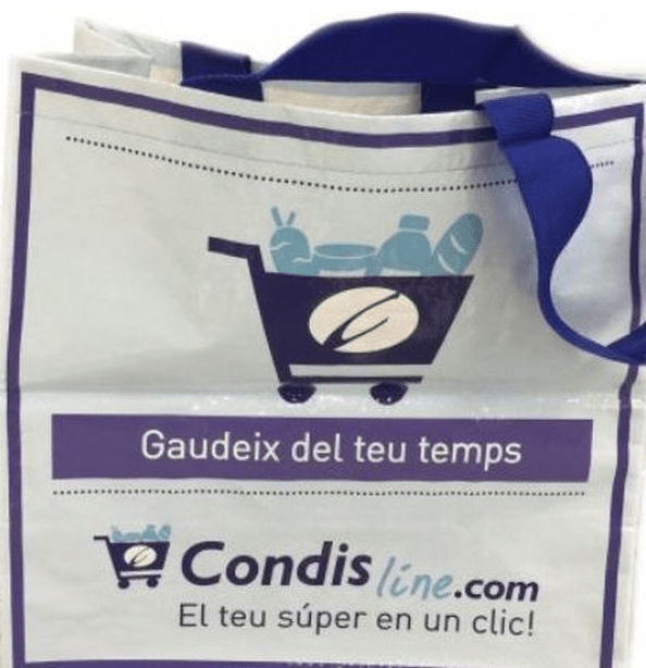 Condis elimina las bolsas de plástico en su ecommerce