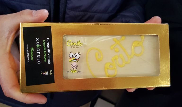 Nace en Palencia el turrón de chocolate blanco con vermú ‘Corito’