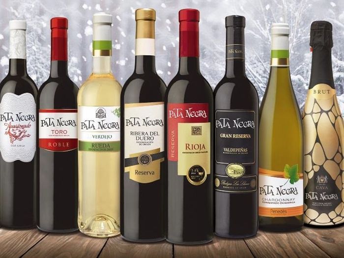 Pata Negra, cuarto año consecutivo, la marca de vino más vendida en Navidad