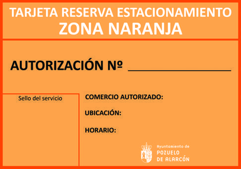 POZUELO CREA LA ZONA NARANJA: PLAZAS DE «PARKING» EXCLUSIVAS PARA TIENDAS