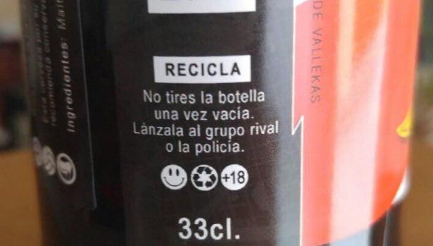 «La Bukanera»: la cerveza radical artesana para agredir a la Policía