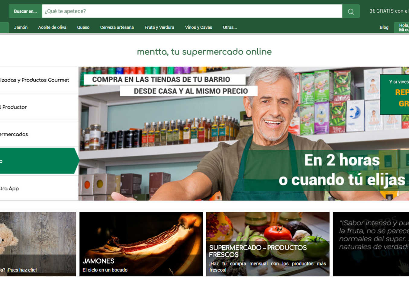 Mentta, el marketplace de productores y tiendas especializadas