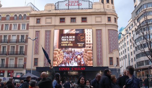 Mahou convierte Callao en una fábrica de cerveza artesanal, gracias a la realidad aumentada