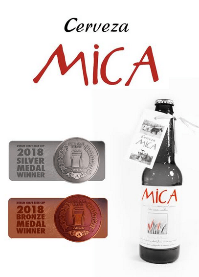 Cerveza Mica obtiene 1 medalla de plata y 3 de bronce en La Copa mundial de cerveza artesana de  Dublín 2018