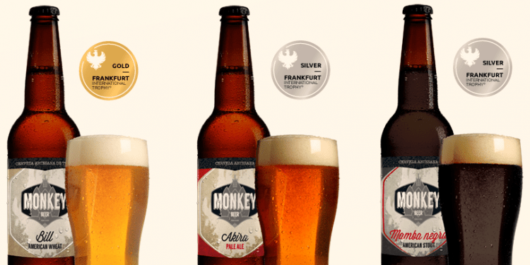 Monkey Beer obtiene tres medallas en el Frankfurt International Beer Trophy