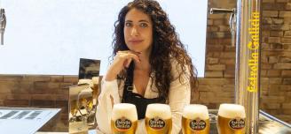 Una oriolana, la que mejor sabe tirar una caña de cerveza en toda España