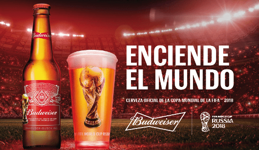 Budweiser confía en drones, ‘bots’ y vasos inteligentes para su campaña del Mundial de Rusia