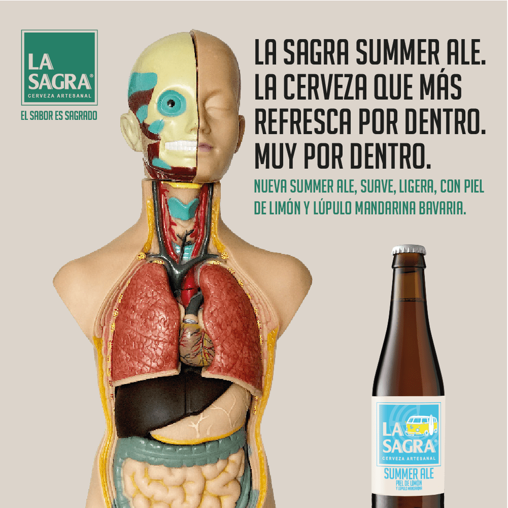 SUMMER ALE CON PIEL DE LIMON Y LÚPULO MANDARINA, LA CREATIVIDAD Y EL DISEÑO LLEGAN A LA CERVEZA ARTESANA