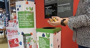 Eroski desarrolla un proyecto pionero de reciclaje de cápsulas de café