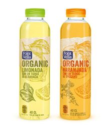 NUEVA FONT VELLA LANZA ORGANIC, UNA BEBIDA ECOLÓGICA A BASE DE AGUA MINERAL NATURAL Y ZUMO DE FRUTAS