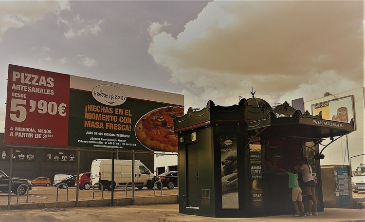 Le Kiosque à Pizzas estrena su primer kiosco en España
