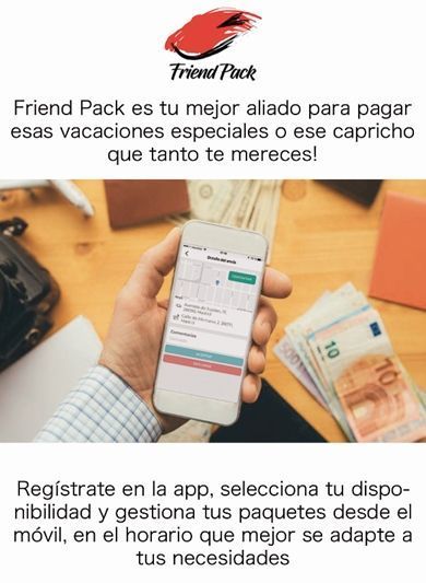 Friend Pack revoluciona paquetería y permite ganar dinero a miles de personas.