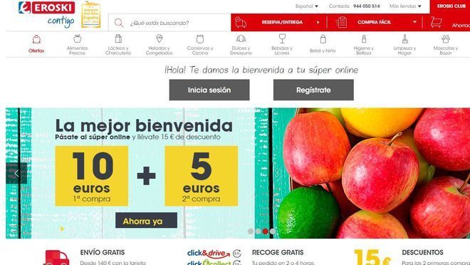 El supermercado online de Eroski, de nuevo el mejor