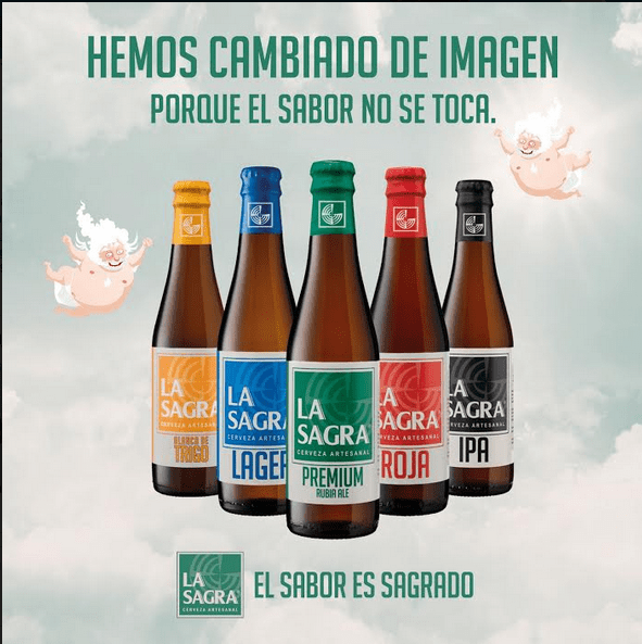 La cervecera artesanal LA SAGRA actualiza su imagen para afrontar una nueva etapa de crecimiento.