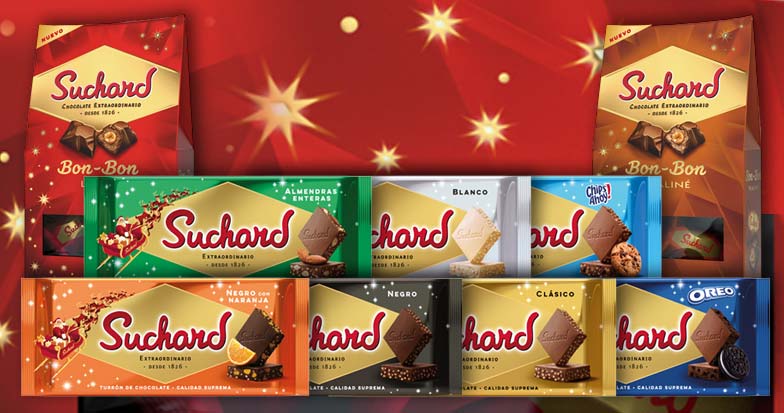 Suchard viste de gala sus turrones y bombones de cara a la Navidad
