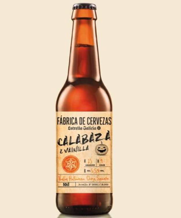 Estrella Galicia saca a la venta una cerveza con sabor a calabaza y vainilla