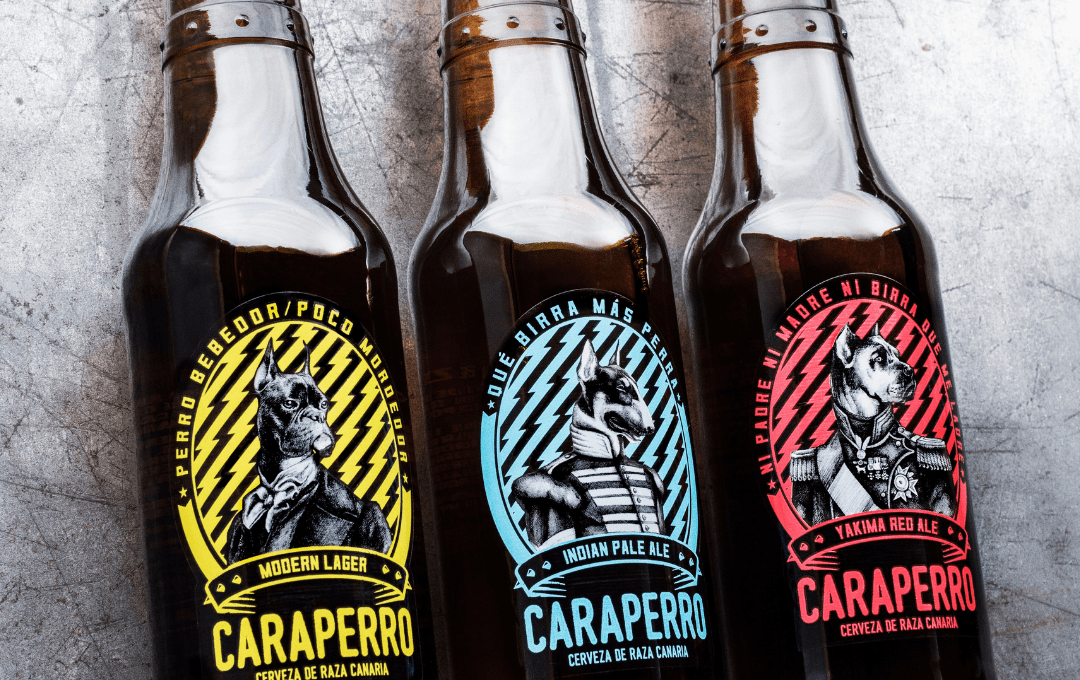 Cerveza CARAPERRO, la respuesta premium a las nuevas tendencias cerveceras de la Compañía Cervecera de Canarias.