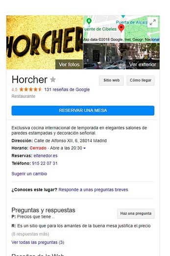ElTenedor ya permite reservar restaurantes directamente con Google