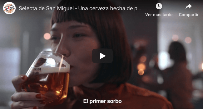 Nueva Selecta de San Miguel: hecha de «primeros sorbos»