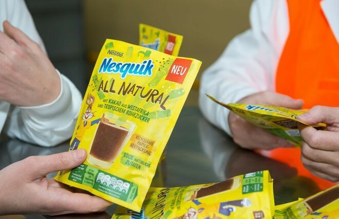 Nestlé se deshace del plástico con su ‘Nesquik de papel’