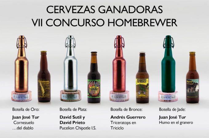 Cervezas ganadoras en el Concurso Homebrewer 2019 de El Jardín del Lúpulo