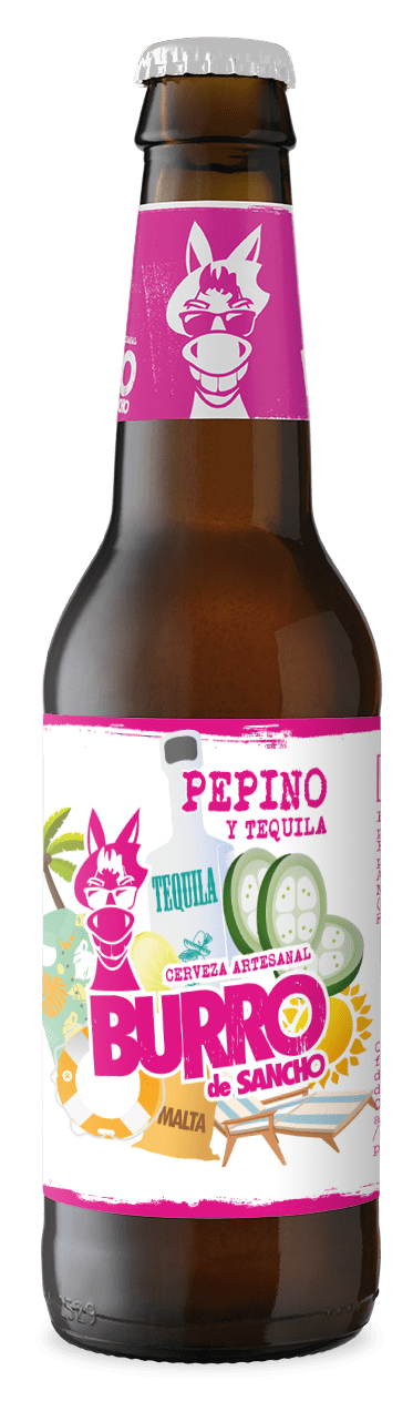 BURRO de Sancho Pepino y Tequila, la cerveza  ideal para combatir el calor