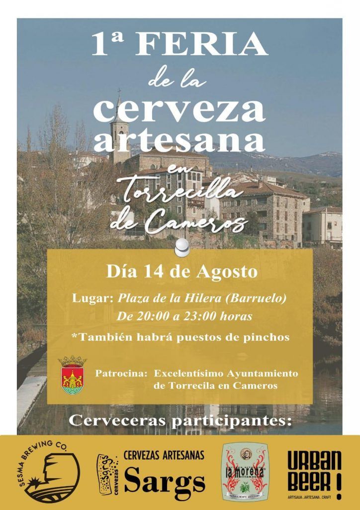 Cerveza Sargs impulsa la primera feria de cerveza artesana de Torrecilla de Cameros