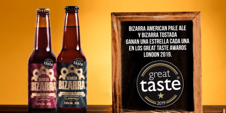 Cerveza Bizarra gana dos Estrellas en los Great Taste Awards