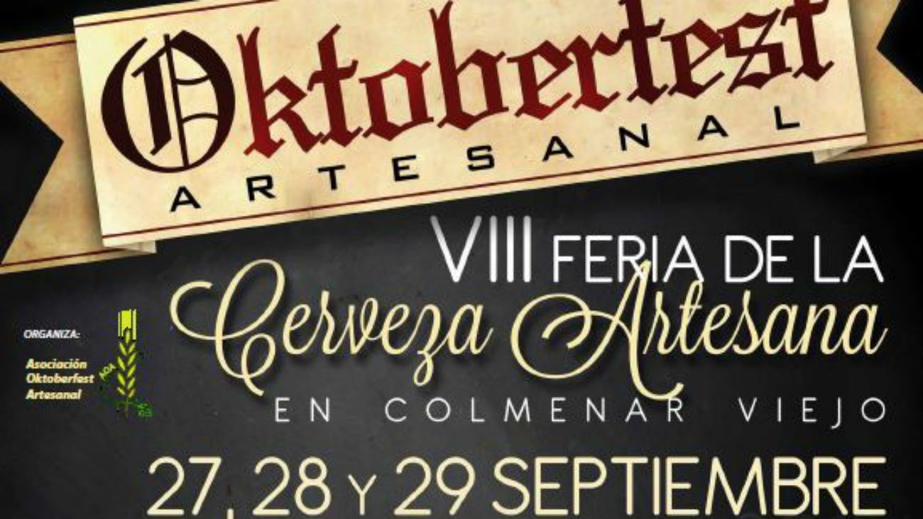Cerveceros de toda España se citan en la VII Edición del Oktoberfest de Colmenar