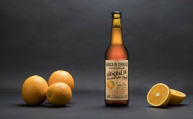 La naranja protagoniza la nueva cerveza de Estrella Galicia