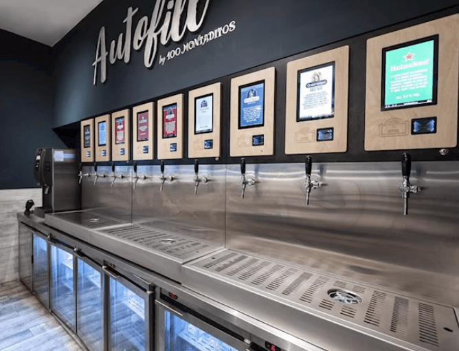 ‘100 Montaditos’ pone en marcha Autofill, un sistema que permite a los clientes el autoservicio de cerveza