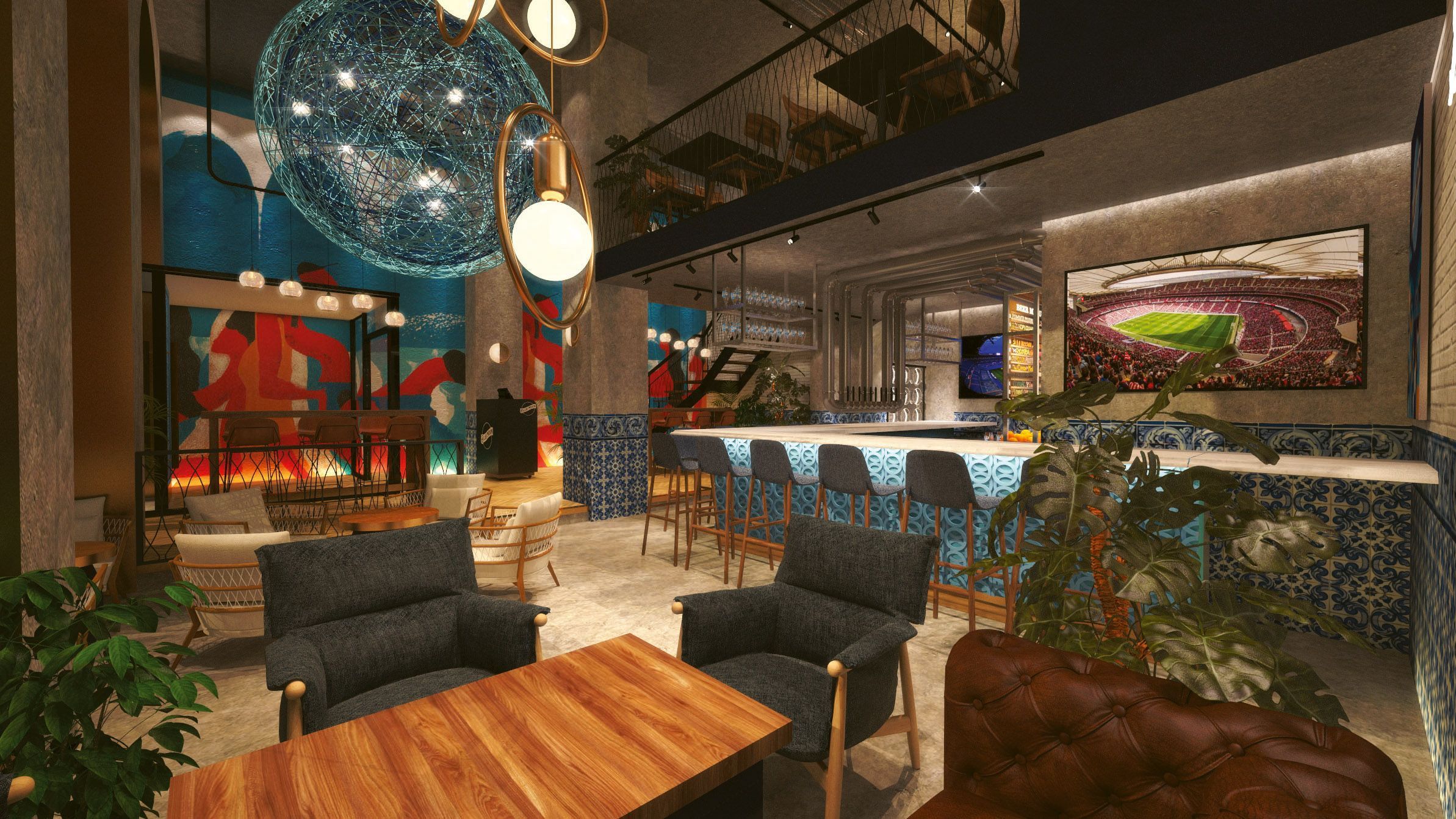 Cerveza artesanal y cocina internacional en el primer Blue Moon de Europa, en Madrid