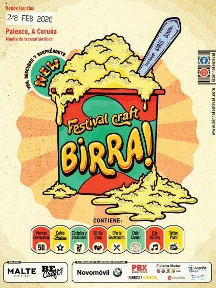 A Coruña acoge la primera edición de Birra!, el festival de cerveza artesana