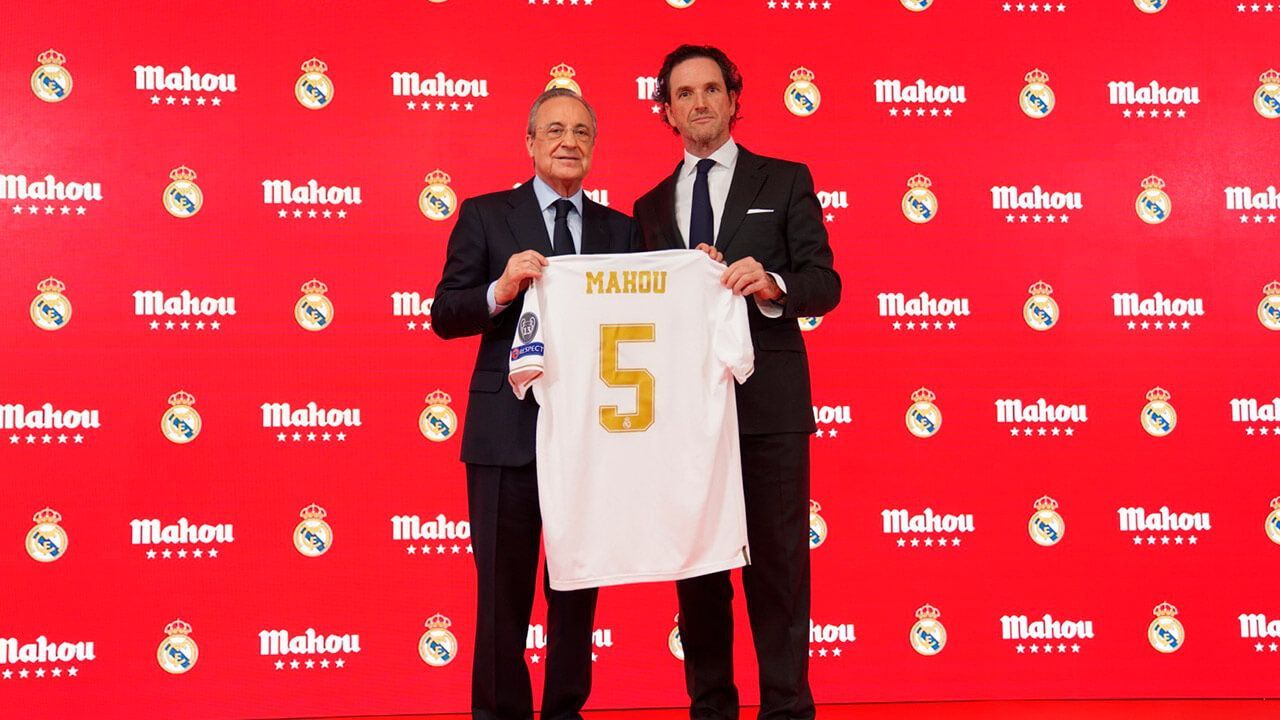 Mahou Cinco Estrellas renueva el patrocinio del Real Madrid