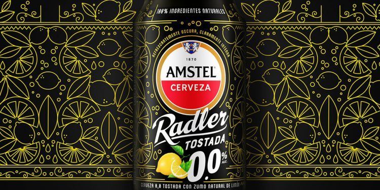 Amstel concentra lo mejor de una radler y una cerveza tostada con 0,0% de alcohol