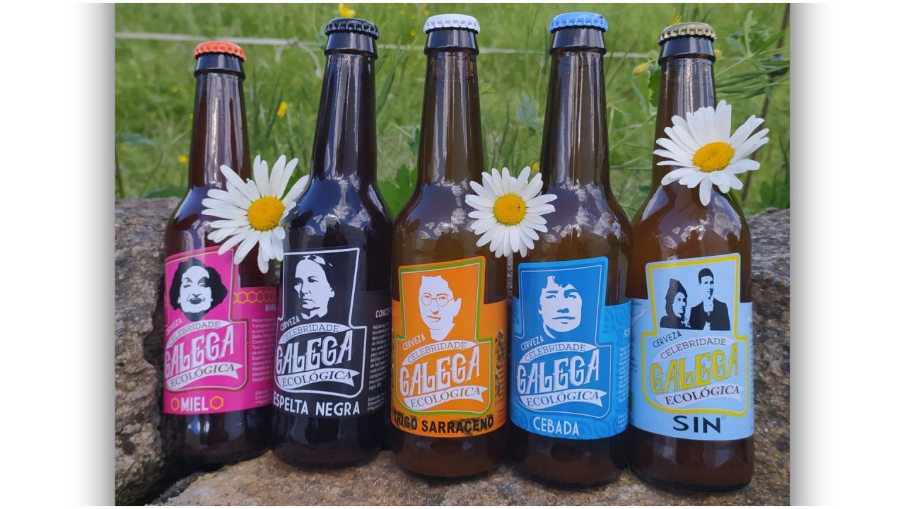Celebridade galega, la primera cerveza ecológica gallega que empodera a mujeres ilustres