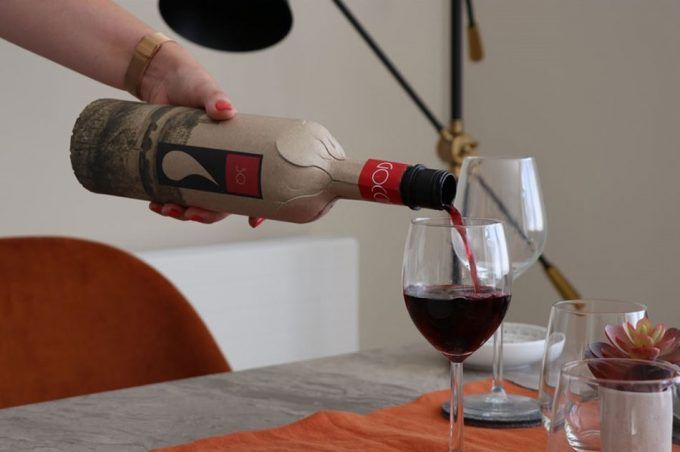 Botella Frugal, la nueva botella para vino fabricada con cartón reciclado