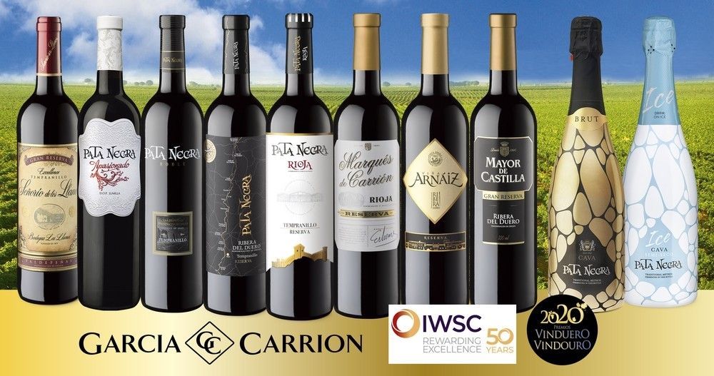 Los vinos y cavas de García Carrión superan las 200 medallas