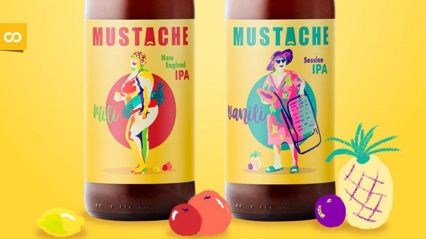 Mili y Vanili, las dos nuevas cervezas de la cervecera gallega Mustache