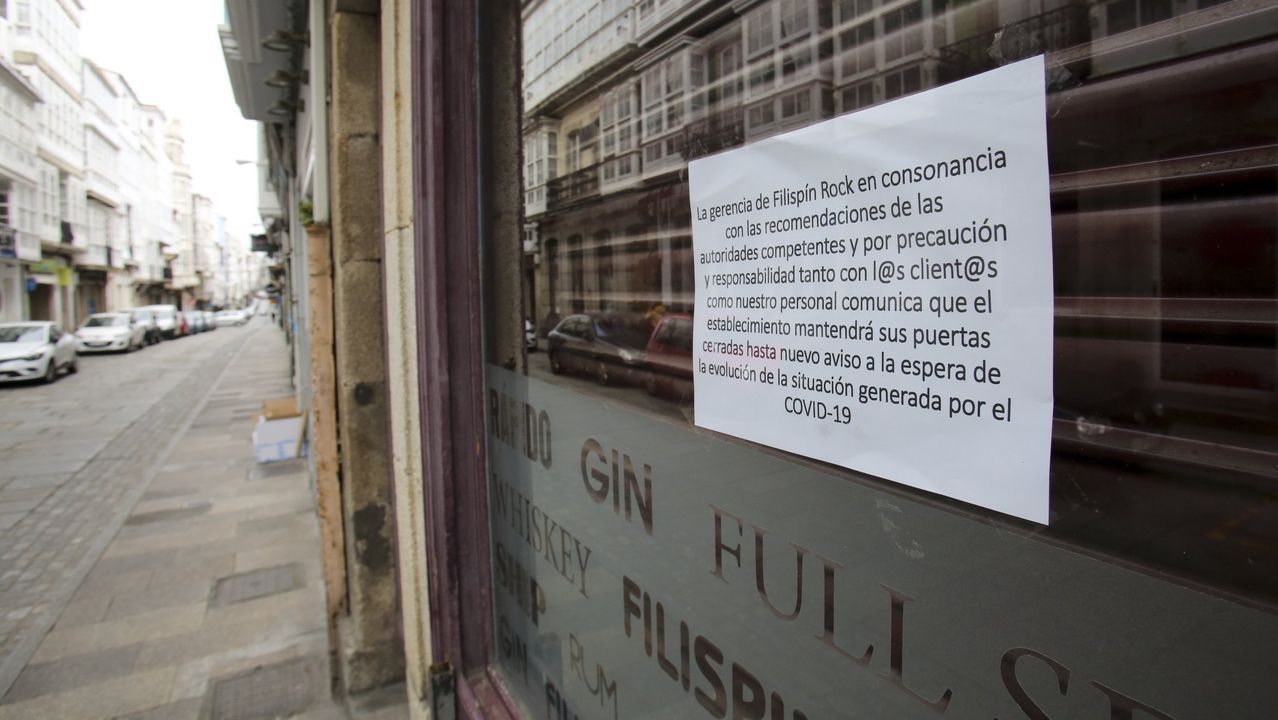 Los locales de ocio nocturno de Ferrol rechazan reabrir como cafeterías