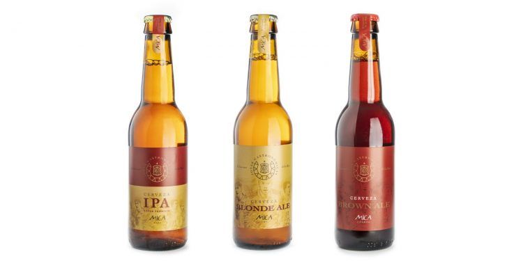 Cerveza Mica, cerveza artesana del Gourmet de La Roja, la marca de alimentos de la selección española