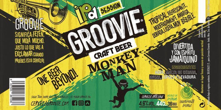 Groovie lanza Monkey Man, una cerveza que homenajea al movimiento Ska jamaicano