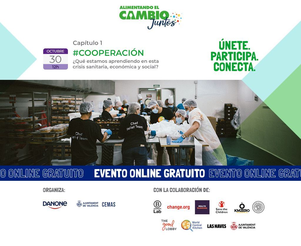 Danone y el CEMAS,presentan el ciclo de jornadas Alimentando el Cambio Juntos.