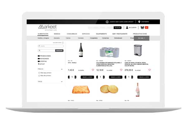 El Markeet, nueva plataforma de compras para el pequeño hotel