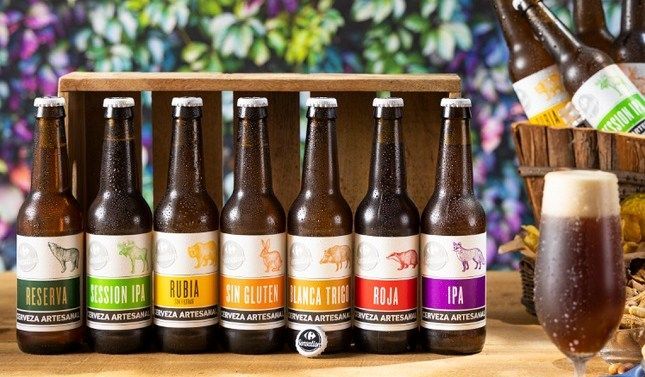 Carrefour lanza una gama de cervezas artesanales 100% naturales