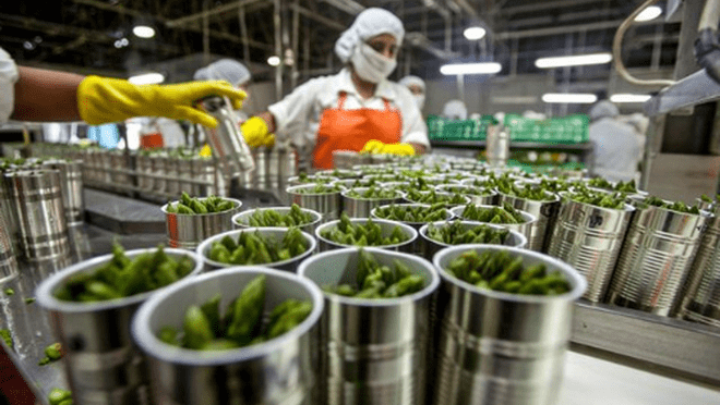 La Covid desploma la producción de alimentación y bebidas